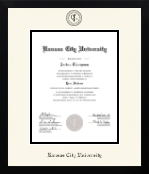 Kansas City University diploma frame - Icon in Gotham