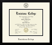Louisiana College diploma frame - Icon in Gotham