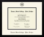 Lamar State College - Port Arthur diploma frame - Icon in Gotham