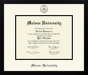 Malone University diploma frame - Icon in Gotham