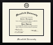 Mansfield University of Pennsylvania diploma frame - Icon in Gotham