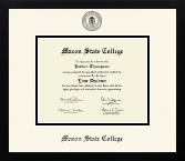 Macon State College diploma frame - Icon in Gotham