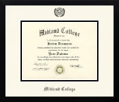 Midland College diploma frame - Icon in Gotham