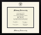 Midway University diploma frame - Icon in Gotham