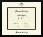 Monroe College diploma frame - Icon in Gotham