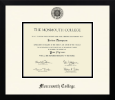 Monmouth College diploma frame - Icon in Gotham