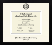 Montana State University Billings diploma frame - Icon in Gotham