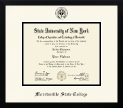 Morrisville State College diploma frame - Icon in Gotham