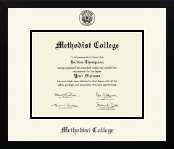 Methodist College diploma frame - Icon in Gotham
