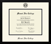 Mount Ida College diploma frame - Icon in Gotham