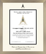 National Association of Insurance and Financial Advisors diploma frame - Icon in Light Champagne