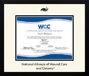 National Alliance of Wound Care and Ostomy diploma frame - Icon in Gotham