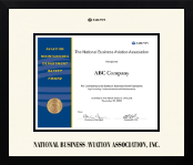 National Business Aviation Association diploma frame - Icon in Gotham