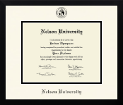 Nelson University diploma frame - Icon in Gotham