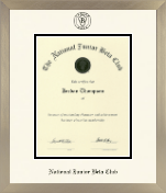 The National Junior Beta Club diploma frame - Icon in Light Champagne