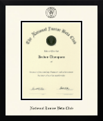 The National Junior Beta Club diploma frame - Icon in Gotham