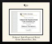National Anti-Organized Retail Crime Association, Inc. diploma frame - Icon in Gotham