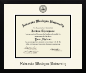 Nebraska Wesleyan University diploma frame - Icon in Gotham