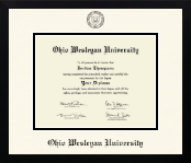 Ohio Wesleyan University diploma frame - Icon in Gotham