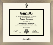 Smartly diploma frame - Icon in Light Champagne