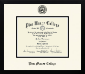 Pine Manor College diploma frame - Icon in Gotham