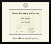 Queens University of Charlotte diploma frame - Icon in Gotham