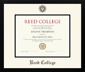 Reed College diploma frame - Icon in Gotham