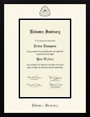 Redeemer Seminary diploma frame - Icon in Gotham