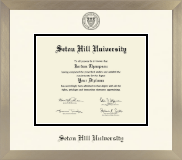 Seton Hill University diploma frame - Icon in Light Champagne