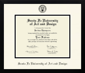 Santa Fe University of Art and Design diploma frame - Icon in Gotham