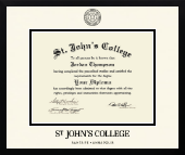 St. John's College-Santa Fe diploma frame - Icon in Gotham