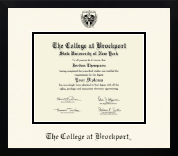 The College at Brockport diploma frame - Icon in Gotham