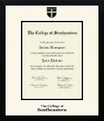 The College at Southeastern diploma frame - Icon in Gotham