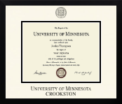 University of Minnesota Crookston diploma frame - Icon in Gotham