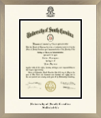 University of South Carolina Salkehatchie diploma frame - Icon in Light Champagne