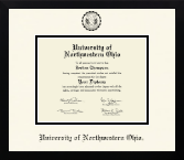 University of Northwestern Ohio diploma frame - Icon in Gotham
