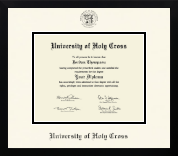 University of Holy Cross diploma frame - Icon in Gotham