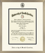 University of South Carolina Sumter diploma frame - Icon in Light Champagne