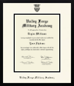 Valley Forge Military Academy diploma frame - Icon in Gotham