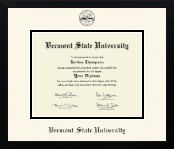 Vermont State University diploma frame - Icon in Gotham