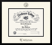 Wesleyan College Georgia diploma frame - Icon in Gotham