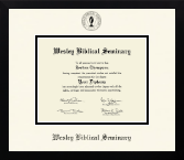 Wesley Biblical Seminary diploma frame - Icon in Gotham