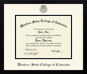 Western State College of Colorado diploma frame - Icon in Gotham