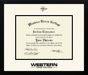 Western Texas College diploma frame - Icon in Gotham