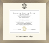 William Smith College diploma frame - Icon in Light Champagne