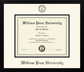 William Penn University diploma frame - Icon in Gotham
