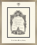 United States Military Academy diploma frame - Icon in Light Champagne