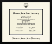 Winston-Salem State University diploma frame - Icon in Gotham