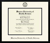 Western University of Health Sciences diploma frame - Icon in Gotham