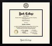York College of Nebraska diploma frame - Icon in Gotham